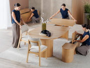Transformer Table Eclipse dining table in a modern extendable design