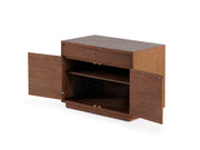 Transformer Table sideboard buffet in a modern design, shown in a neutral finish