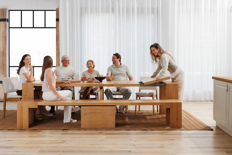 Transformer Table dining set by Transformer Table with expandable dining table and matching chairs