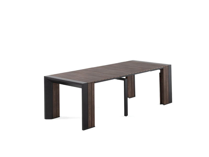 Transformer Table outdoor dining table by Transformer Table, adjustable expandable design