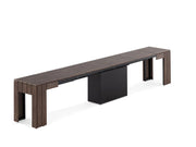 Transformer Table outdoor bench by Transformer Table, shown in a modern outdoor setting