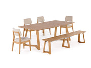 Transformer Table Nova dining set by Transformer Table with expandable dining table and matching chairs