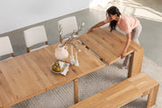 Transformer Table dining table in a modern extendable design
