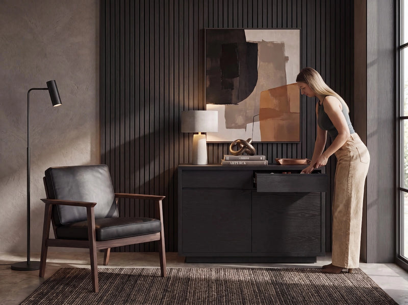 Transformer Table sideboard buffet cabinet in a modern design for dining room storage