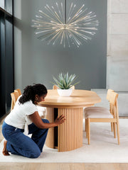 Transformer Table round dining table in a modern designmaker