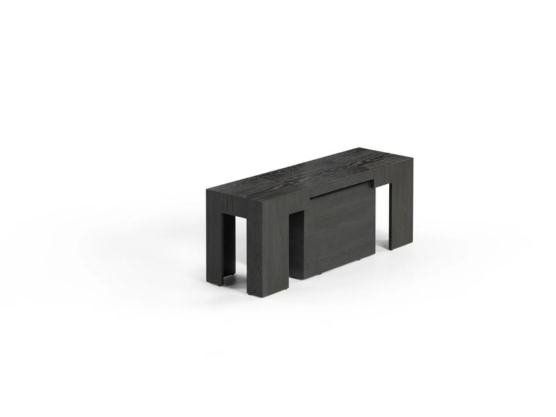 Transformer Table Transformer Bench with a sleek, modern design, shown in a neutral setting