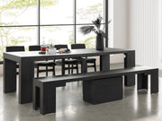 Transformer Table Transformer Dining Set with extendable dining table and matching chairs