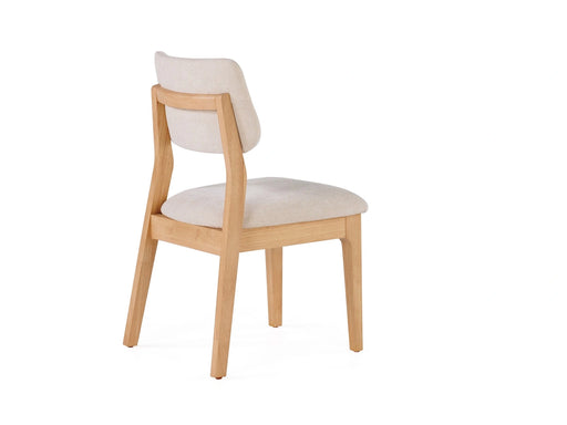Transformer Table Eclipse dining chair in a modern silhouette, shown in profile angle